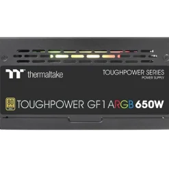 650 Watt Thermaltake ToughPower GF1 ARGB Modular 80+ Gold