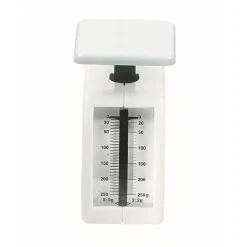 WEDO Federwaage Handy 250 g mit Schale Diätwaage Weiß