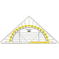WEDO Geodreieck flexibel Hypotenuse 160 mm, transparent