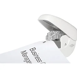 WEDO Heftgerät Mini klammerlos, Heftleistung: 5 Blatt, weiß