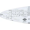 WEDO Parabelschablone transparent