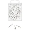WEDO Pinnnadeln 20St Diabolo transparent