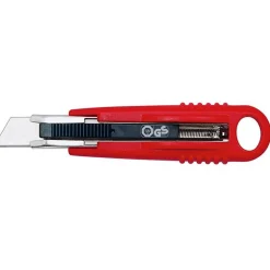 WEDO Safety-Cutter Standard, Klinge: 18 mm, rot/schwarz