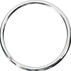 WEDO Schlüsselring silber, 100 St.