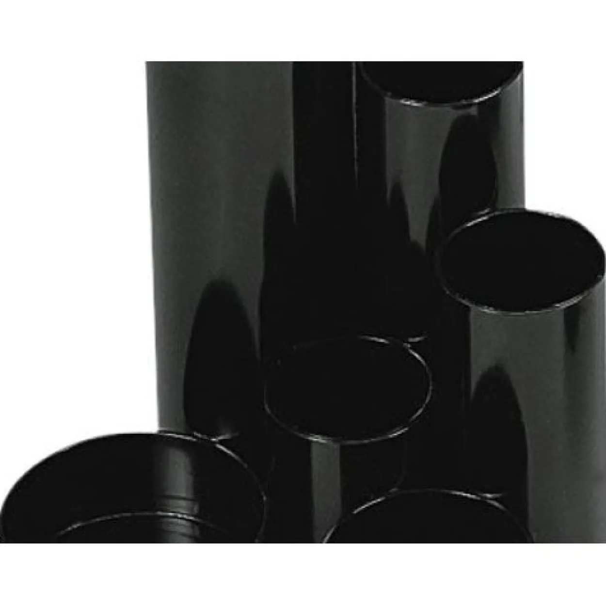 WEDO Stiftehalter Junior Butler schwarz ABS-Kunststoff 6 Fächer 13,5 x 12,0 x 14,8 cm