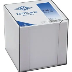 WEDO Zettelbox gefüllt 9,5 x 9,5 cm ra