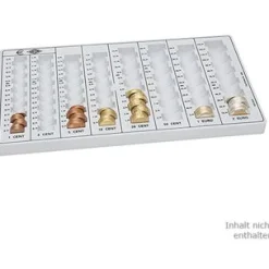 Wedo Zählbrett Kompakt, Münzgeldkapazität: 246,40 EUR