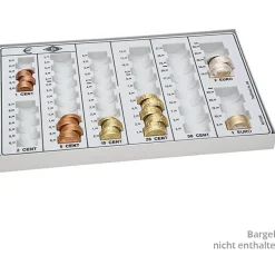 WEDO Zählbrett lichtgrau Metall-Gehäuse