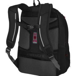 Wenger Carbon Pro Business Backpack with 15.6" Laptop Sleeve and Tablet Pocket, Black, 653129