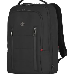 Wenger City Traveler, Carry-On 16 Laptop Backpack w/ 12 Tablet Pocket, Black