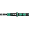 Wera Drehmomentschlüssel mit Umschaltknarre Click-Torque Lock A 6 (schwarz/grün, Abtrieb 1/4" Bitaufnahme, 2,5 bis 25Nm)