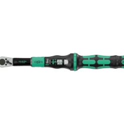 Wera Drehmomentschlüssel mit Umschaltknarre Click-Torque Lock A 6 (schwarz/grün, Abtrieb 1/4" Bitaufnahme, 2,5 bis 25Nm)