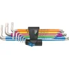 Wera 3950/9 Hex-Plus Multicolour HF Stainless 1