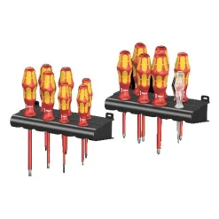 Wera Schraubendrehersatz VDE isol. 16tlg. Schlitz/PH/PZD/ PlusMinus/TX/Spannungsprüf