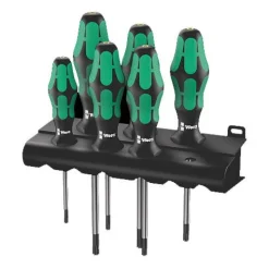 Wera 367/6 TORX« BO Kraftform Schraubendrehersatz + Rack