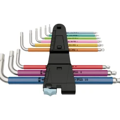 Wera Winkelschlüsselsatz 3950 SPKL/9 SM (Edelstahl, mit Halteclip)