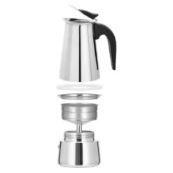 xavax® Espressokocher silber, 4 Tassen