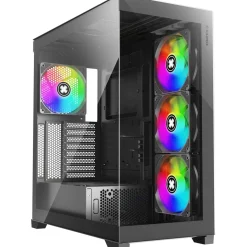 Xilence Gleam Midi Tower ohne Netzteil schwarz
