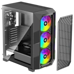 Xilence Xilent Breeze II Midi Tower ohne Netzteil schwarz