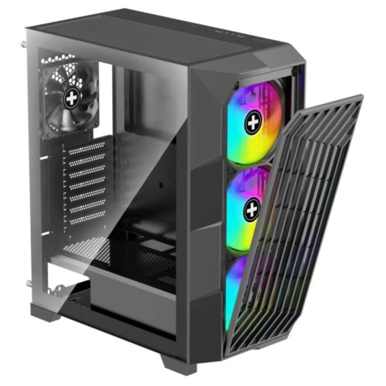 Xilence Xilent Breeze II Midi Tower ohne Netzteil schwarz