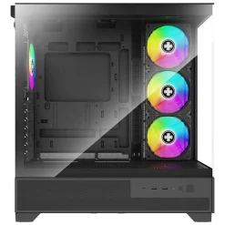 Xilence Xilent Flare Midi Tower ohne Netzteil schwarz