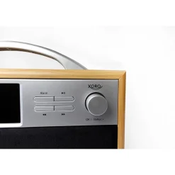 Xoro DAB 250 IR WLAN-Stereo-Internetradio DAB+/FM/Spotify/Bluetooth, braun