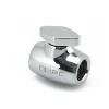 XSPC Absperrhahn mit 2x G1/4 Zoll IG - chrome