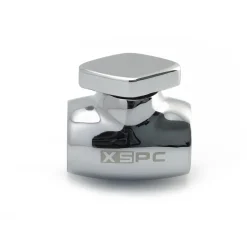 XSPC Absperrhahn mit 2x G1/4 Zoll IG - chrome