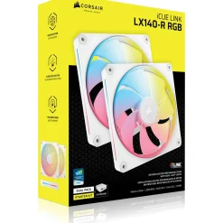 140x140x25 Corsair Lüfter LX140-R RGB iCUE Link Dual (W)