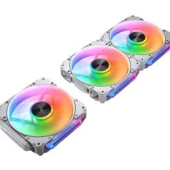 120x120x28mm Cougar Apolar 120 ARGB, Weiß, 3er-Pack