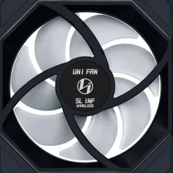 140x140x28mm Lian Li UNI FAN SL-INF Wireless Lüfter, ARGB, PWM - Reverse Blade schwarz