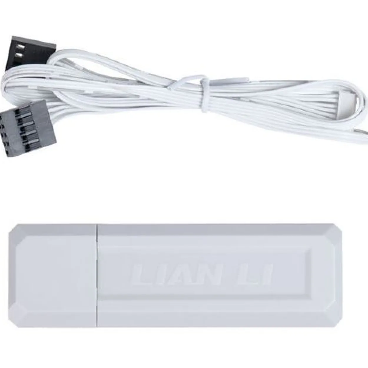 120x124,5x28mm Lian Li UNI FAN SL Wireless ARGB PWM Lüfter, 3er-Pack inkl. Controller - Reverse Blade, weiß