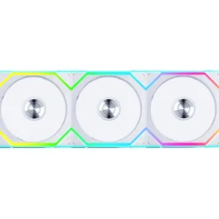 120x124,5x28mm Lian Li UNI FAN SL Wireless ARGB PWM Lüfter, 3er-Pack inkl. Controller - Reverse Blade, weiß