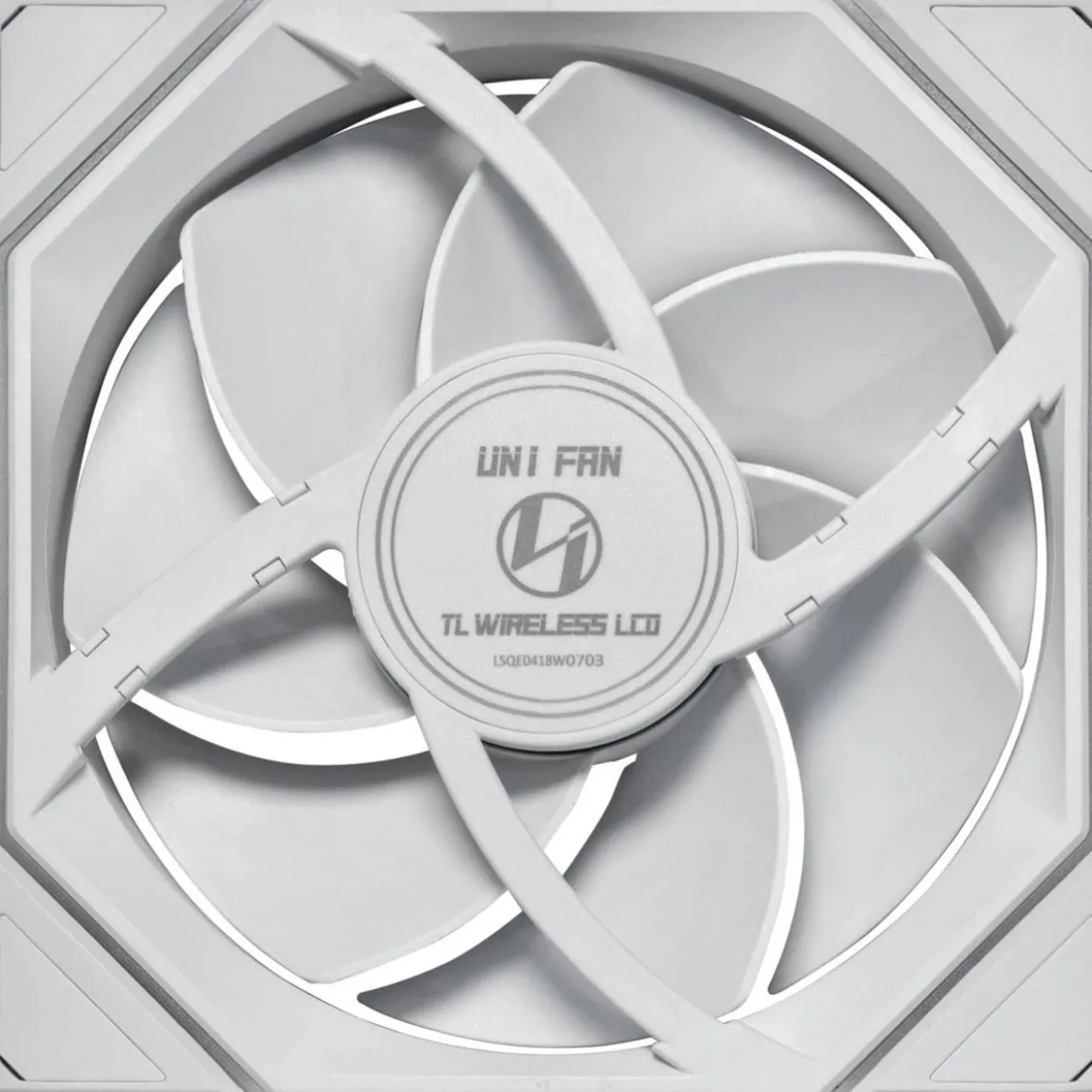 140x142x28mm Lian Li UNI FAN TL LCD Wireless Lüfter, ARGB, PWM - weiß