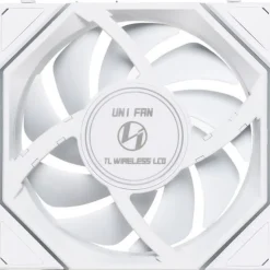 120x124x28mm Lian Li UNI FAN TL Wireless LCD Lüfter, ARGB, PWM, 3er-Pack inkl. Controller - Reverse Blade, weiß