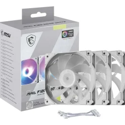 120x120x26mm MSI MAG F120 ARGB White-3RW Triple Pack