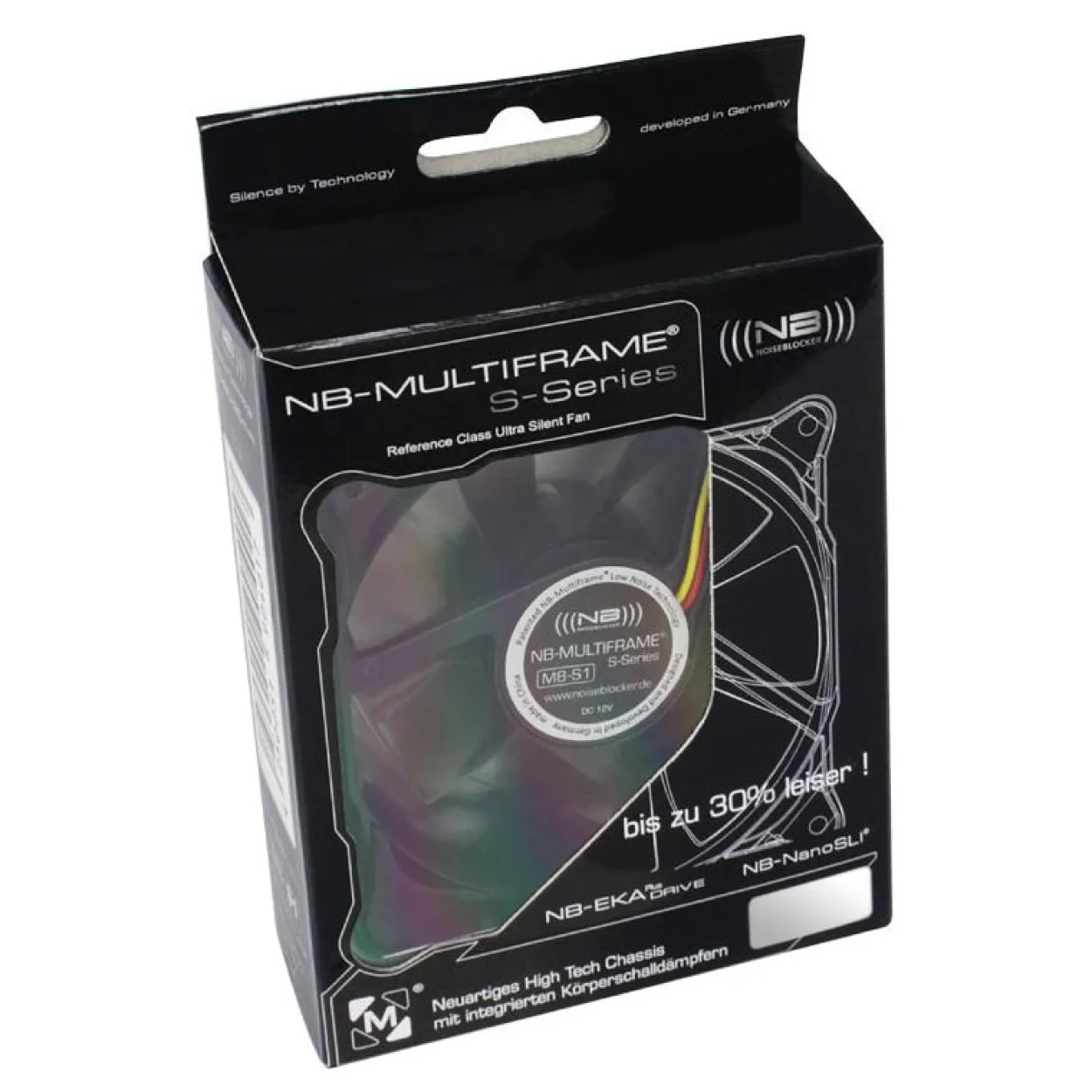 80x80x25mm Noiseblocker Multiframe S-Series M8-S2