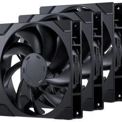 140x140x25mm Phanteks M25 Gen2 PWM Lüfter, 3er-Pack - schwarz