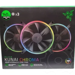 140x140x25mm Razer Kunai Chroma aRGB LED PWM Performance Fan - 3er-Pack