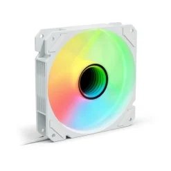 120x120x25mm Sharkoon Lüfter SHARK Mirror PWM RGB weiß