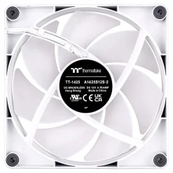 140x140x25mm Thermaltake CT140 ARGB Sync PC Cooling Fan White 2 Pack