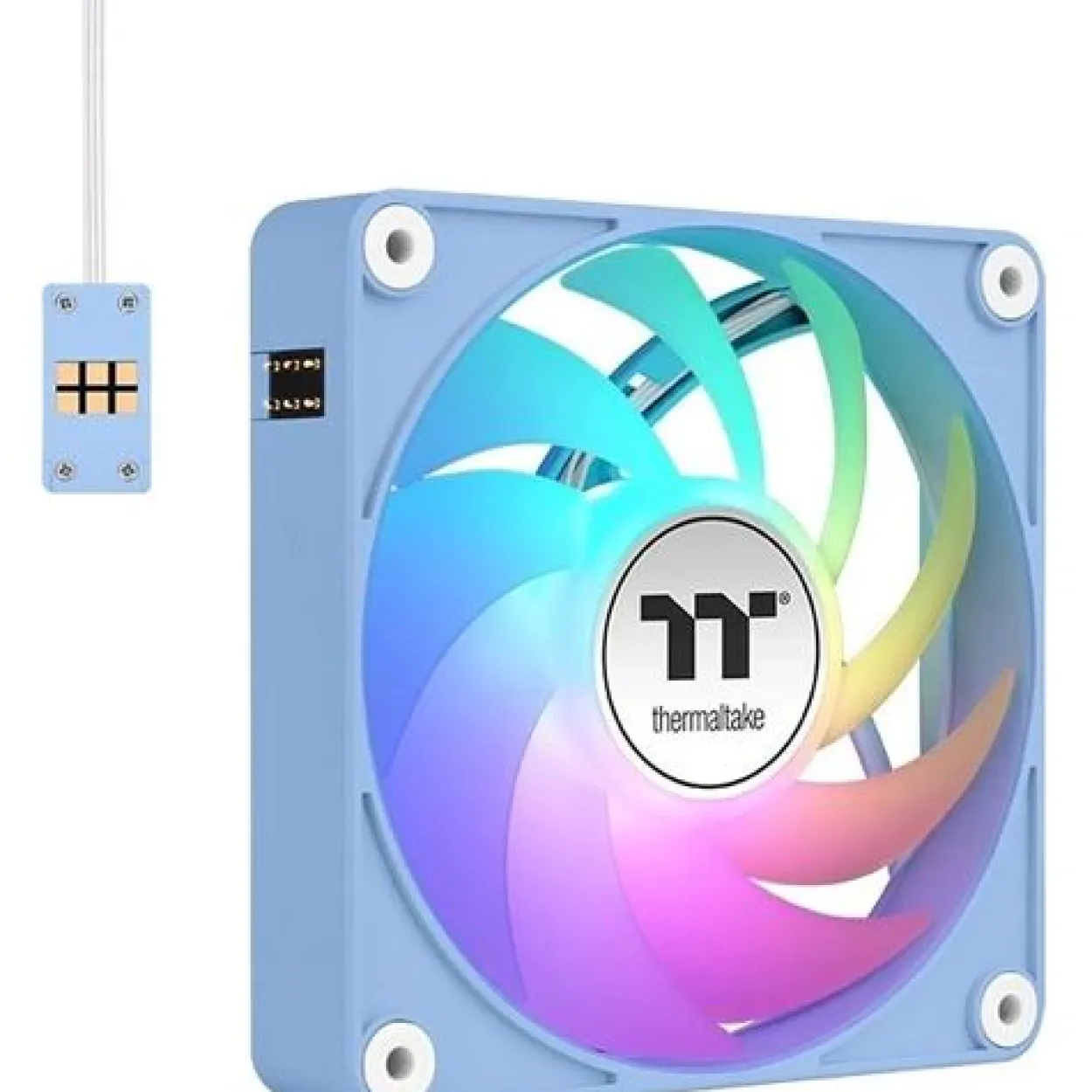 140x140x25mm Thermaltake CT140 EX ARGB Sync PC Cooling Fan Hydrangea Blue 3 Fan Pack