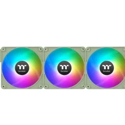 140x140x25mm Thermaltake CT140 EX ARGB Sync PC Cooling Fan Matcha Green 3 Fan Pack