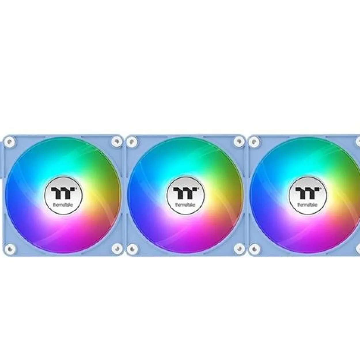140x140x25mm Thermaltake CT140 EX Reverse ARGB Sync PC Cooling Fan Hydrangea Blue 3 Fan Pack