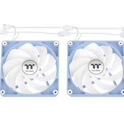 140x140x25mm Thermaltake CT140 Reverse ARGB Sync PC Cooling Fan Hydrangea Blue 2 Pack