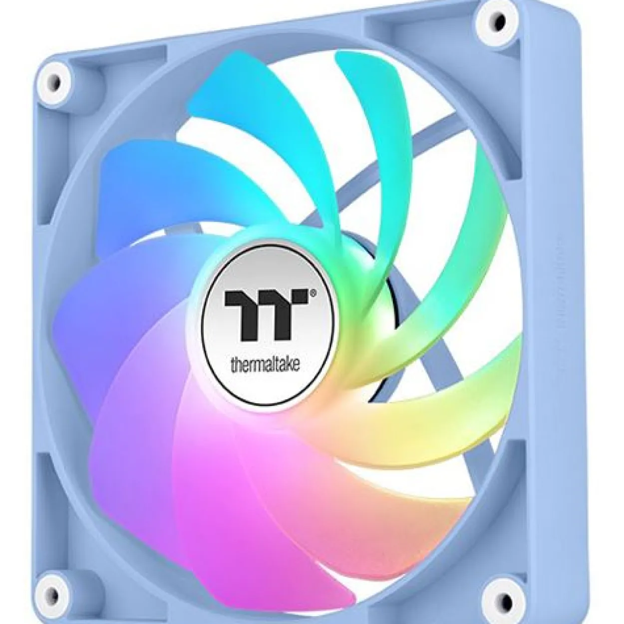 140x140x25mm Thermaltake CT140 Reverse ARGB Sync PC Cooling Fan Hydrangea Blue 2 Pack