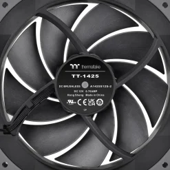 140x140x25mm Thermaltake SWAFAN GT14 PC Cooling Fan TT Premium Edition 1 Pack Black