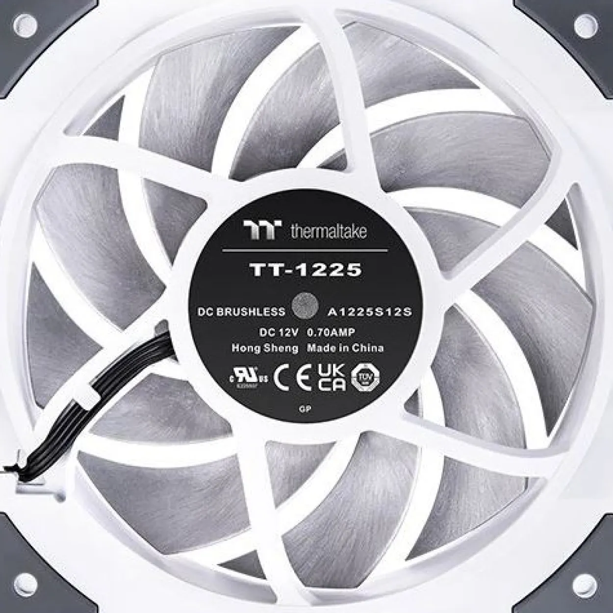 120x120x25mm Thermaltake Toughfan 12 Radiator Fan 1Pack White
