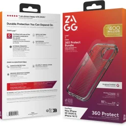 ZAGG BNDL LUXE/GLASS APPLE IPHONE 16E/14/13 CLR INTL