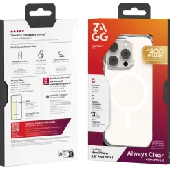 ZAGG Case für Apple iPhone 16 Pro Crystal Palace Snap clear